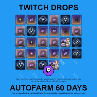 ✪🌌【Black Desert】Twitch Drops ✪ Automatic farming 60 days