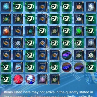 👑 Rocket League 🧨 Twitch Drops 🌌 Drop Rush x RLCS Weekend [Total 53 Items]