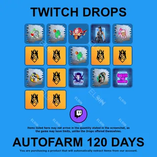 ✪💜【Fortnite】Twitch Drops ✪ Automatic farming 120 days