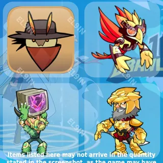 🧙‍♂️ Brawlhalla Twitch Drops 👑 Luck of the Brawl [Total 4 Items]