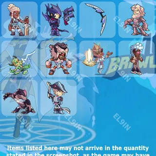 ❤️ Brawlhalla Twitch Drops 🧙‍♂️ Brawlhalla Fest Whitelist [Total 10 Items]