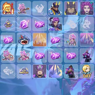 👑 Marvel Rivals Twitch Drops 🧙‍♂️ Season 9 Twitch Drops [Total 30 Items]