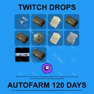 ✪🌐【Delta Force】Twitch Drops ✪ Automatic farming 120 days