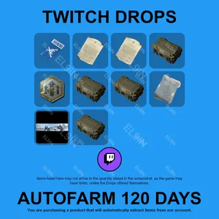 ✪⚡️【Delta Force】Twitch Drops ✪ Automatic farming 120 days