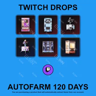 ✪❤️【Rust】Twitch Drops ✪ Automatic farming 120 days