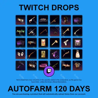 ✪💎【Rust】Twitch Drops ✪ Automatic farming 120 days