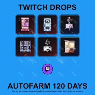 ✪👑【Rust】Twitch Drops ✪ Automatic farming 120 days