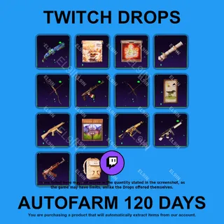 ✪💜【Rust】Twitch Drops ✪ Automatic farming 120 days