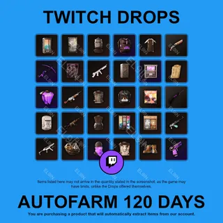 ✪⚡️【Rust】Twitch Drops ✪ Automatic farming 120 days
