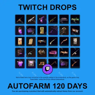 ✪🌐【Rust】Twitch Drops ✪ Automatic farming 120 days