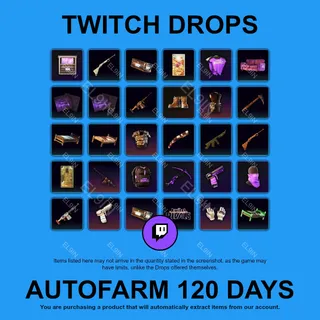 ✪✅【Rust】Twitch Drops ✪ Automatic farming 120 days