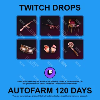 ✪⚡️【Rust】Twitch Drops ✪ Automatic farming 120 days