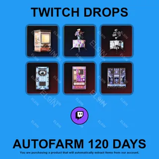 ✪💎【Rust】Twitch Drops ✪ Automatic farming 120 days