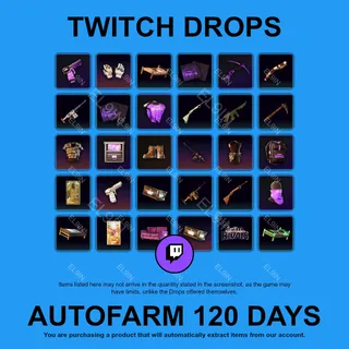 ✪⚡️【Rust】Twitch Drops ✪ Automatic farming 120 days