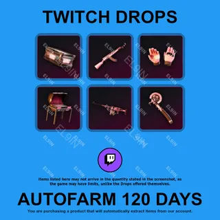 ✪🌌【Rust】Twitch Drops ✪ Automatic farming 120 days