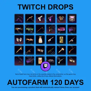 ✪👑【Rust】Twitch Drops ✪ Automatic farming 120 days