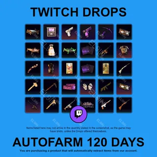 ✪💜【Rust】Twitch Drops ✪ Automatic farming 120 days