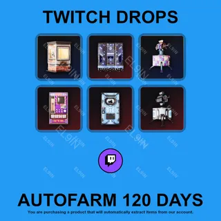 ✪❤️【Rust】Twitch Drops ✪ Automatic farming 120 days