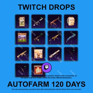 ✪❤️【Rust】Twitch Drops ✪ Automatic farming 120 days