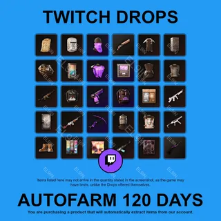 ✪🌌【Rust】Twitch Drops ✪ Automatic farming 120 days