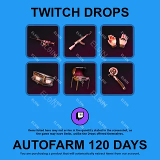✪👑【Rust】Twitch Drops ✪ Automatic farming 120 days