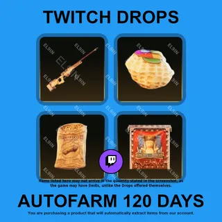 ✪🌌【Rust】Twitch Drops ✪ Automatic farming 120 days