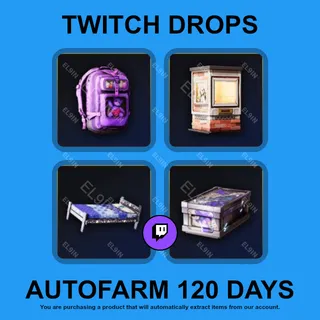 ✪⚡️【Rust】Twitch Drops ✪ Automatic farming 120 days