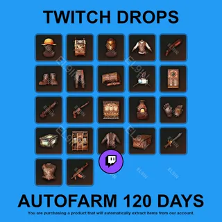 ✪👑【Rust】Twitch Drops ✪ Automatic farming 120 days