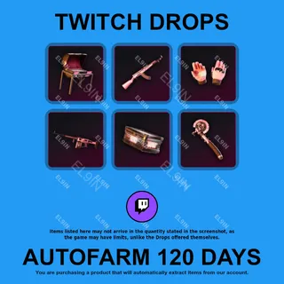 ✪🌌【Rust】Twitch Drops ✪ Automatic farming 120 days