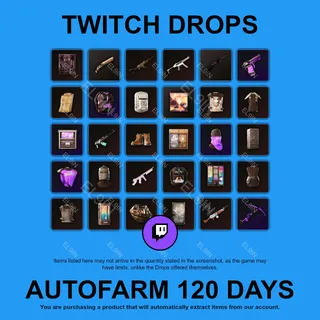 ✪👑【Rust】Twitch Drops ✪ Automatic farming 120 days