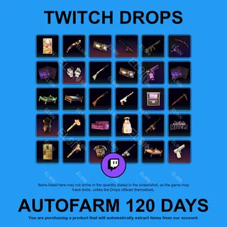 ✪👑【Rust】Twitch Drops ✪ Automatic farming 120 days