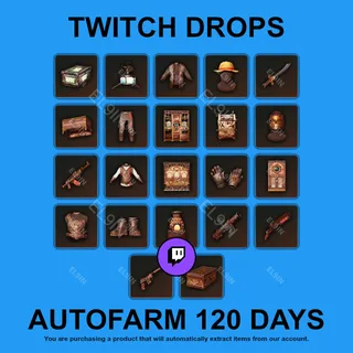 ✪🧨【Rust】Twitch Drops ✪ Automatic farming 120 days