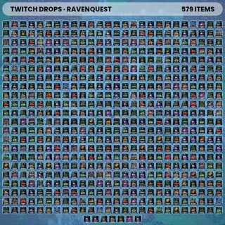 🌌 RavenQuest Twitch Drops 👑 Fortune's Frontier #4 [Total 579 Items]