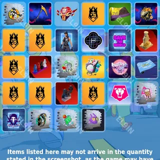 🧨 Fortnite Twitch Drops 🧙‍♂️ King's League [Total 28 Items]