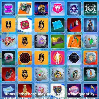💎 Fortnite Twitch Drops 🧙‍♂️ King's League [Total 36 Items]