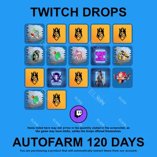 ✪❤️【Fortnite】Twitch Drops ✪ Automatic farming 120 days