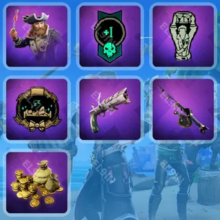 🌐 Sea of Thieves Twitch Drops ⚡️ Season 21 Launch Drops! [Total 7 Items]