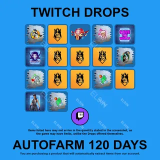 ✪👑【Fortnite】Twitch Drops ✪ Automatic farming 120 days
