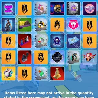 ❤️ Fortnite Twitch Drops 🌐 King's League [Total 28 Items]