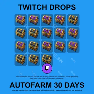 ✪✅【Albion Online】Twitch Drops ✪ Automatic farming 30 days