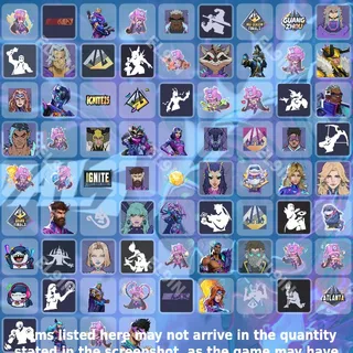 ⚡️ Marvel Rivals Twitch Drops 👑 Season 6.5 Twitch Drops [Total 76 Items]