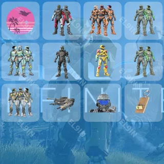 🌐 Halo Infinite Twitch Drops ⚡️ LVT Open Qualifier2-AUG2 [Total 12 Items]