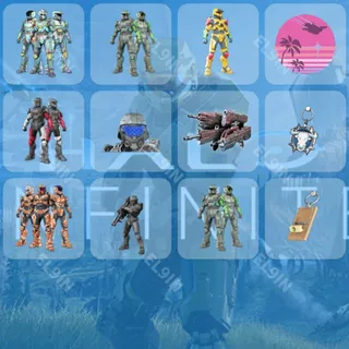 🧨 Halo Infinite Twitch Drops 👑 GR Playdate-AUG10 [Total 12 Items]