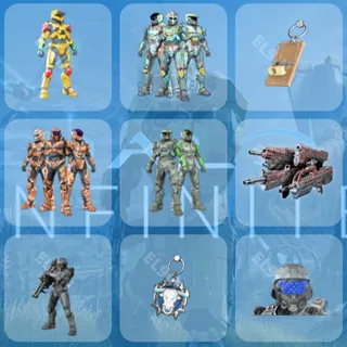 👑 Halo Infinite Twitch Drops ✅ GR Playdate-AUG10 [Total 9 Items]