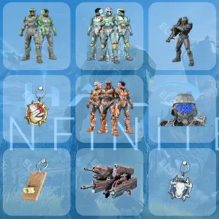 🧨 Halo Infinite Twitch Drops 👑 LVT Pro LeagueDay1-AUG16 [Total 9 Items]