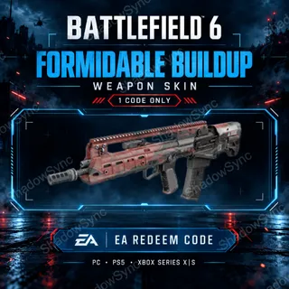 Battlefield 6 Season 4 BF6 S4 Formidable Buildup Weapon Skin Code | Community Reward | PC PS5 Xbox Series X|S | EA Redeem Code