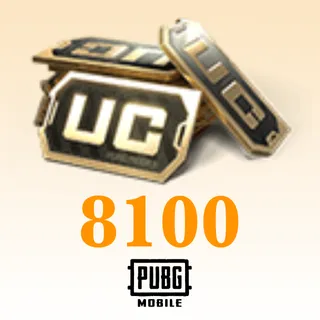[PUBG Mobile] 8100 UC ⚡ UID Only