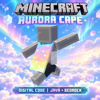 🔥 Minecraft Aurora Cape Code | Java + Bedrock| Twitch & TikTok 2026 | Digital Code/Key