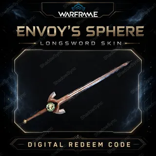 Warframe Envoy's Sphere Longsword Skin Code | Soulframe Founders Reward | Rare Cosmetic | PC PS Xbox Switch