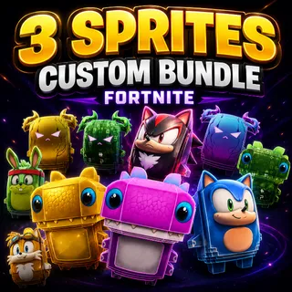 3 SPRITES CUSTOM BUNDLE | Fortnite